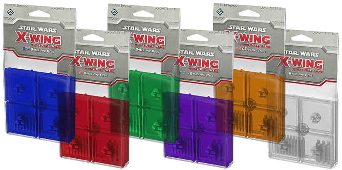 X-Wing : des socles de toutes les couleurs !