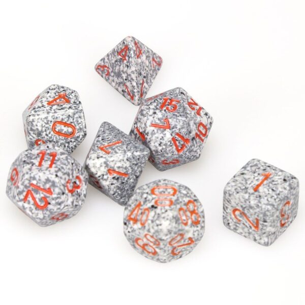 Dés en boite Speckled Granite