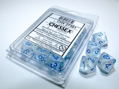 Boite de 10d10 Borealis Icicle w/light blue