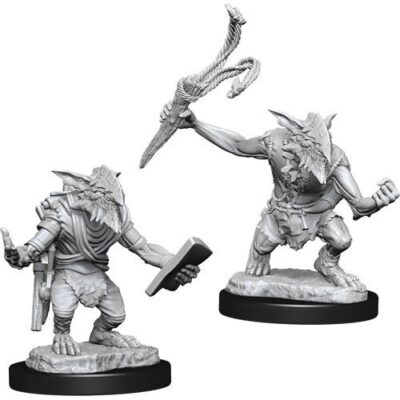 Magic the Gathering Miniatures - Goblin Guide & Goblin Bushwhacker