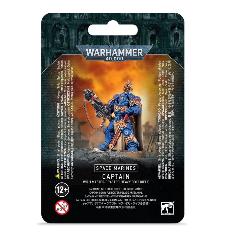 Space Marines Captain with Master-Crafted Heavy Bolt Rifle