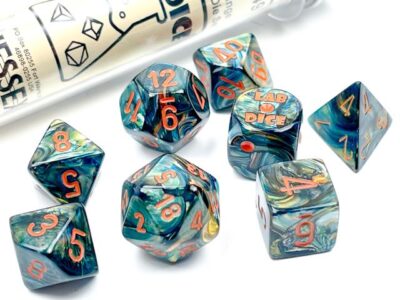 Dés en boite Lustrous Alpestris w/orange