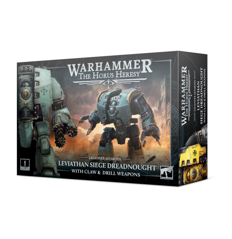 Legiones Astartes Leviathan Siege Dreadnought with Claw & Drill Weapons