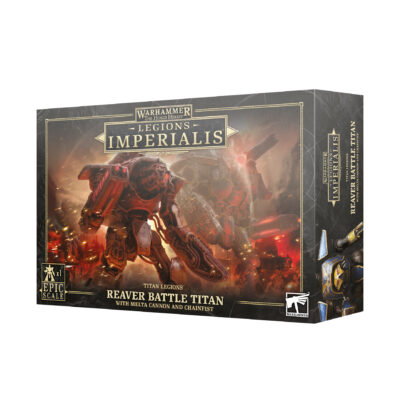 Legions Imperialis Reaver Battle Titan with Melta Cannon and Chainfist