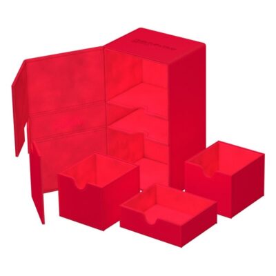 Ultimate Guard Twin flip'n Tray 200 - XenoSkin Red