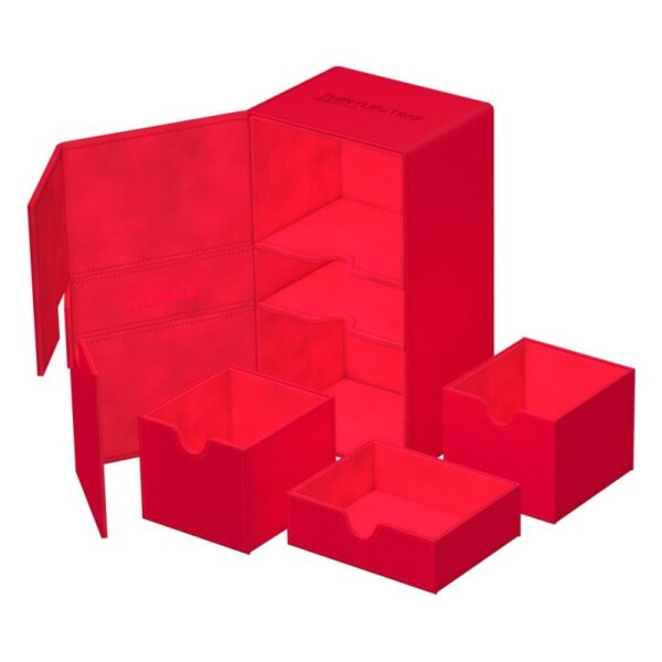 Ultimate Guard Twin flip'n Tray 200 - XenoSkin Red