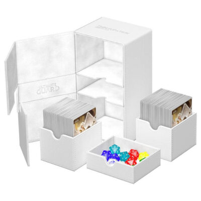 Ultimate Guard Twin flip'n Tray 200 - XenoSkin White