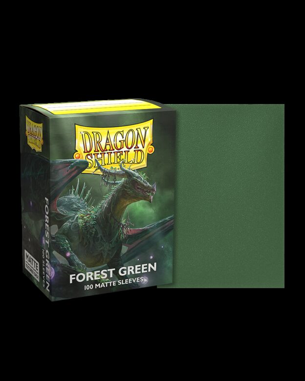 Sleeves Dragon Shield (100) - Forest Green Matte
