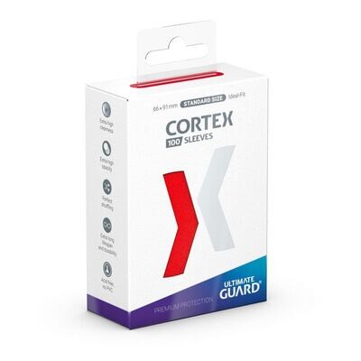 Sleeves Cortex (100) - Red